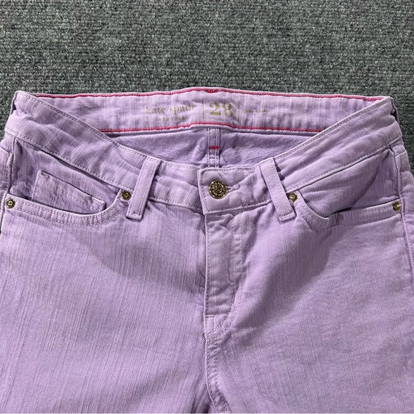 Kate Spade New York Broome Street “Play Hooky” Lavender Skinny Jeans Size 28 - Picture 6 of 15